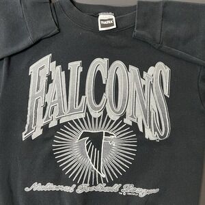 Vintage Atlanta Falcons Crewneck Sweatshirt Men's L 1992 Tultex Sports Football